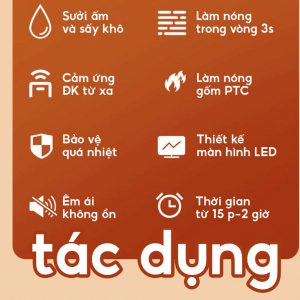 máy sưởi treo tường camel